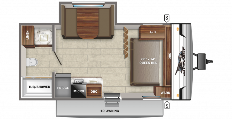 2022 Jayco Jay Flight SLX 7 183RB Floorplan
