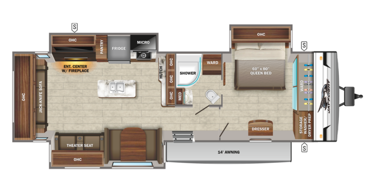 2022 Jayco Jay Flight 34RSBS Floorplan