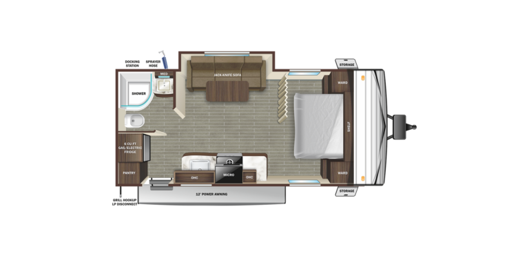 2022 Starcraft Autumn Ridge 20FBS Floorplan