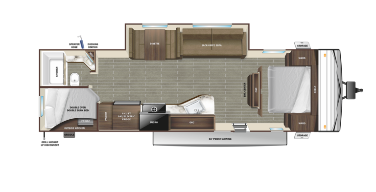 2022 Starcraft Autumn Ridge 26BHS Floorplan
