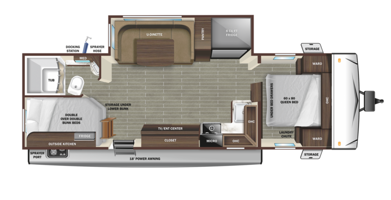 2022 Starcraft Super Lite 241BH Floorplan