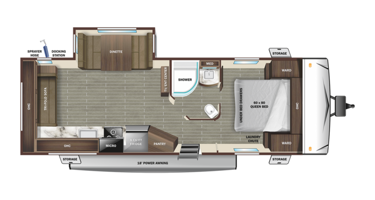 2022 Starcraft Super Lite 242RL Floorplan