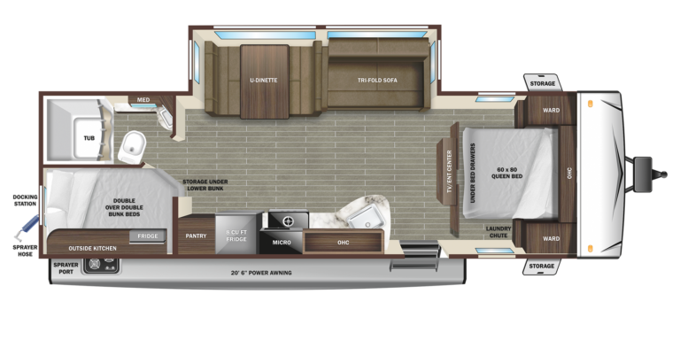 2022 Starcraft Super Lite 261BH Floorplan