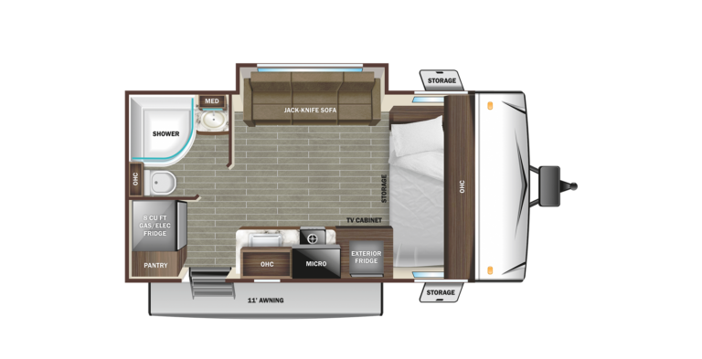 2022 Starcraft Super Lite Maxx 16FBS Floorplan