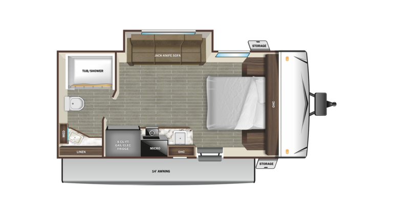 2022 Starcraft Super Lite Maxx 18RBS Floorplan