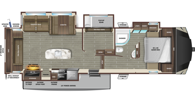 2022 Starcraft Telluride 338MBH Floorplan