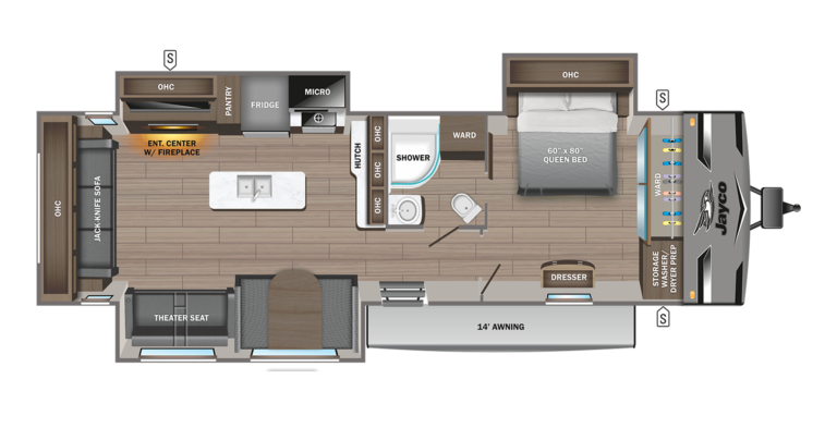 2023 Jayco Jay Flight 334RTS Floorplan