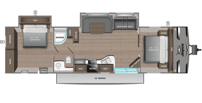 2023 Jayco Jay Flight 380DQS Floorplan