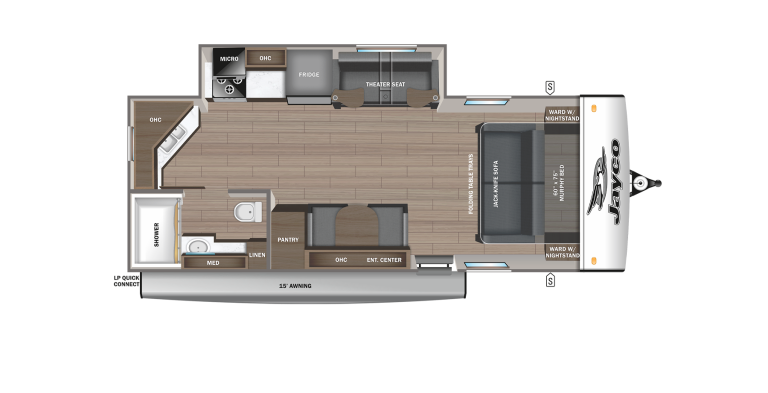 2025 Jayco Jay Feather 21MML Floorplan
