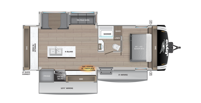 2025 Jayco Jay Feather 27MK Floorplan