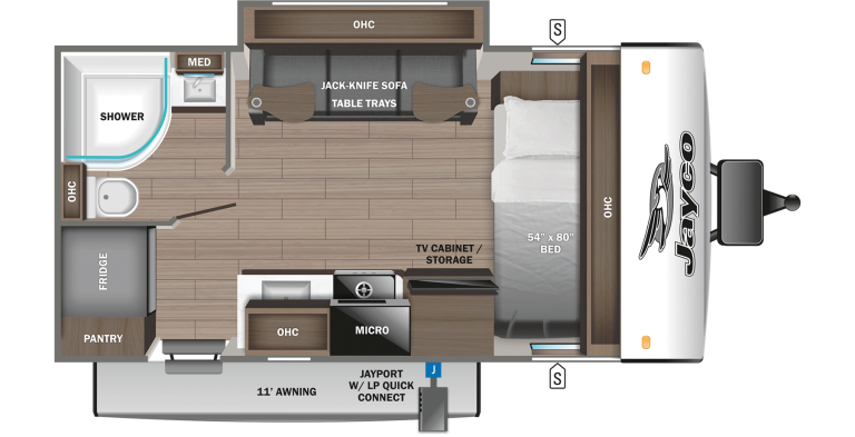 2025 Jayco Jay Feather Micro 166FBS