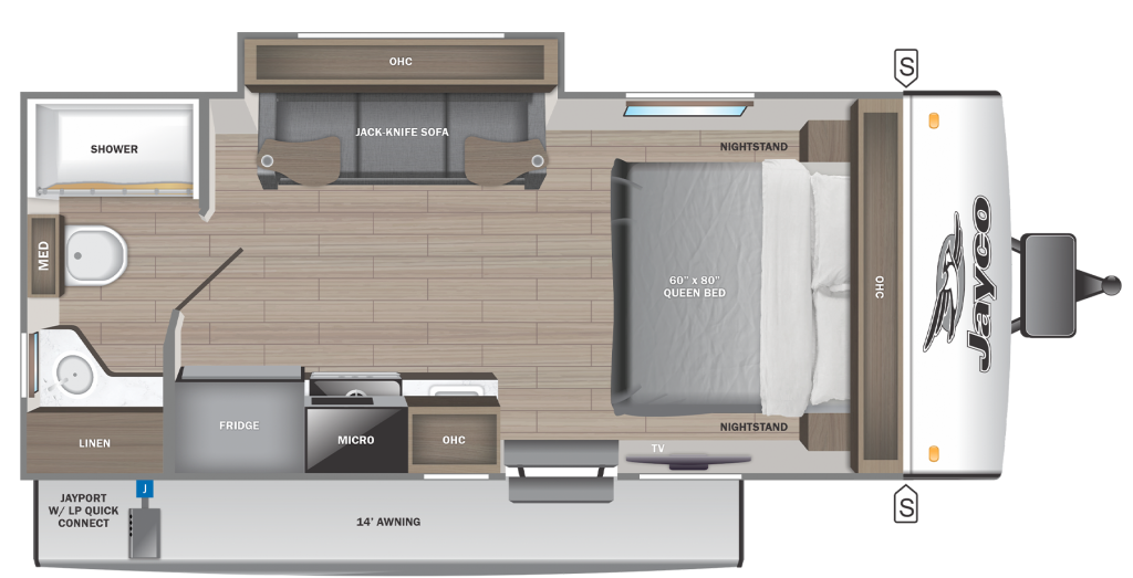 2025 Jayco Jay Feather Micro 183FBS