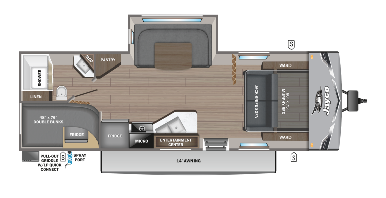 2025 Jayco Jay Flight 235MBH Floorplan