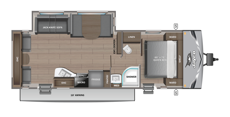 2025 Jayco Jay Flight 265RLS Floorplan