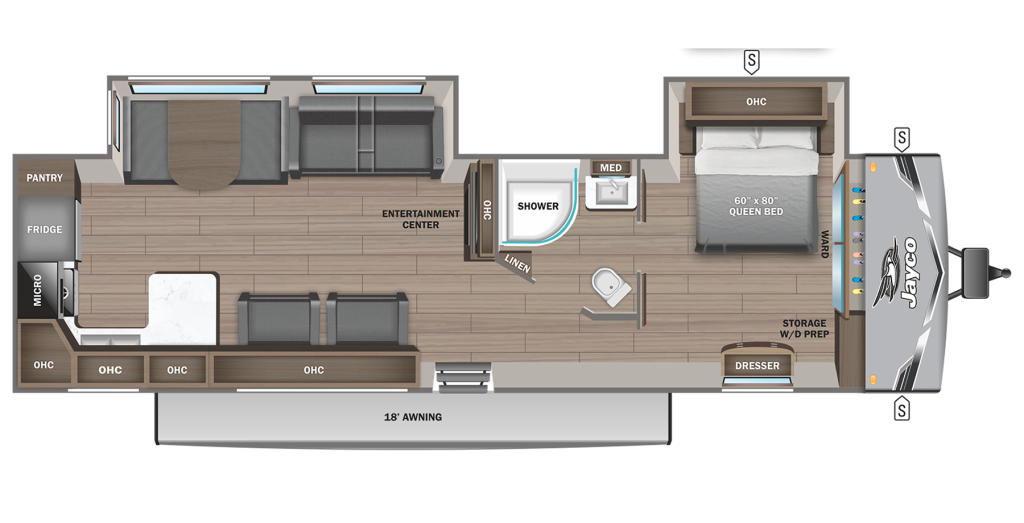2025 Jayco Jay Flight 290RKS Floorplan