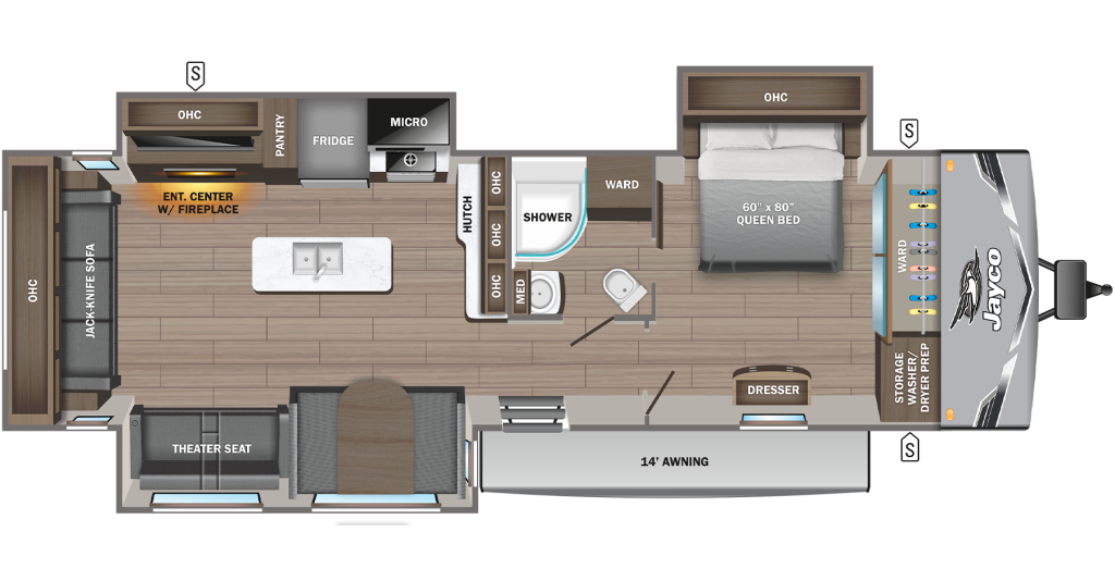 2025 Jayco Jay Flight 334RTS Floorplan