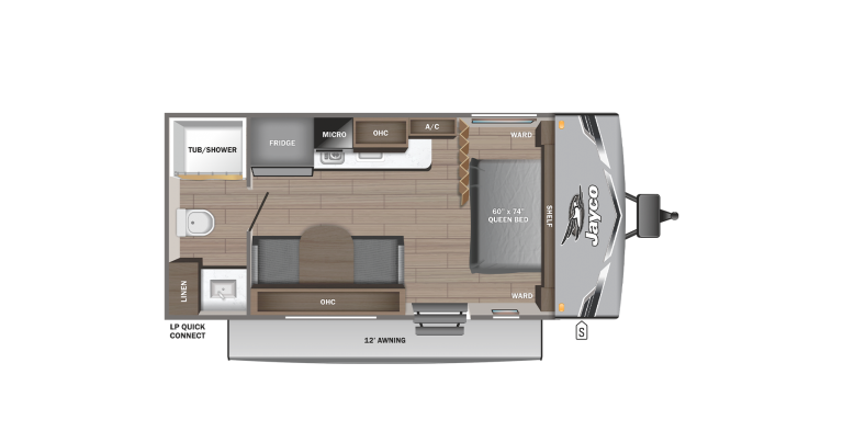 2025 Jayco Jay Flight SLX 175FQ Floorplan