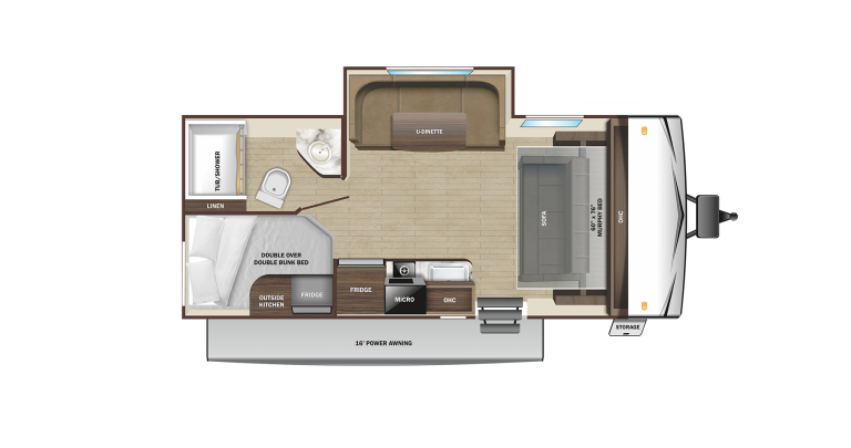 2025 Starcraft Autumn Ridge 188BHS Floorplan