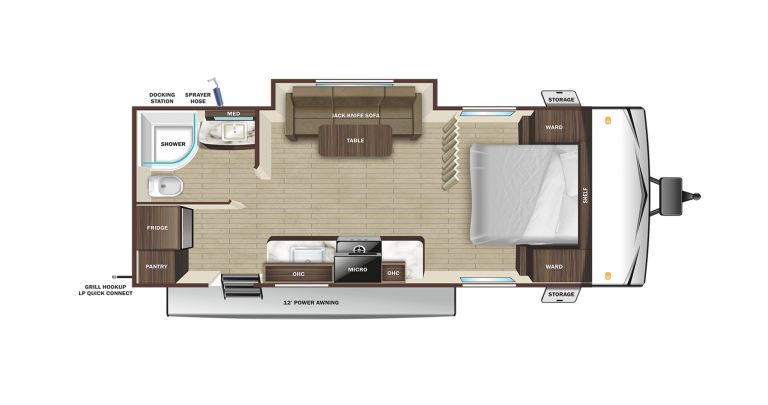 2025 Starcraft Autumn Ridge 20FBS Floorplan