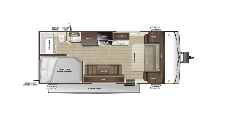 2025 Starcraft Autumn Ridge 20MB Floorplan