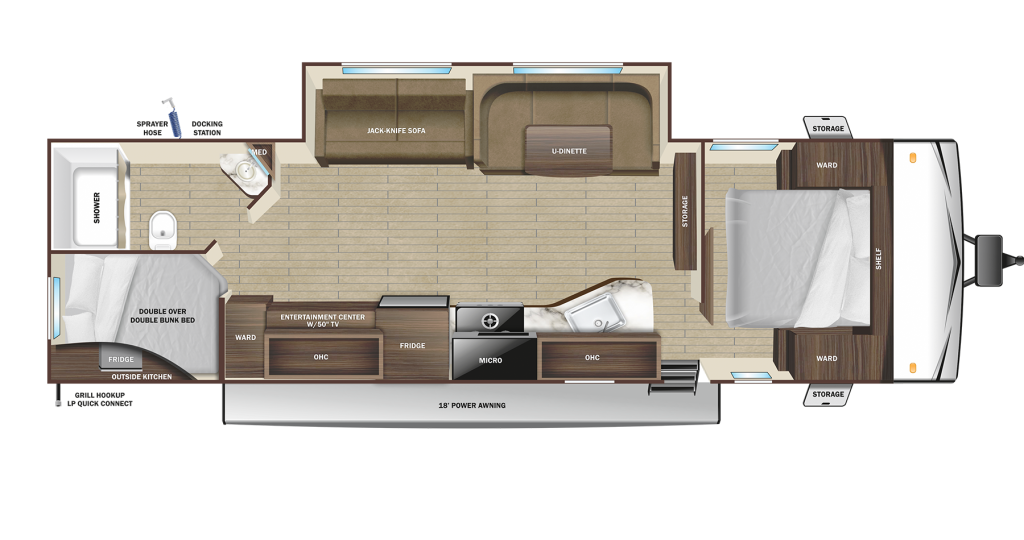 2025 Starcraft Autumn Ridge 28BHS Floorplan