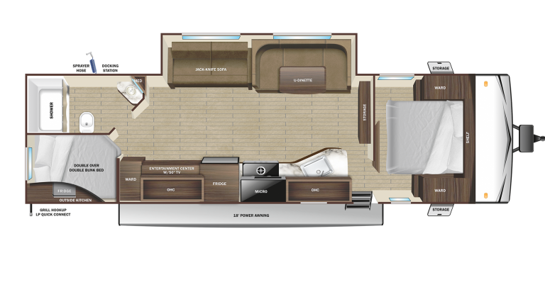 2025 Starcraft Autumn Ridge 28BHS Floorplan