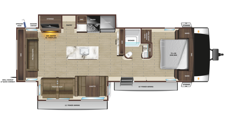2025 Starcraft GSL TT 290RLS Floorplan