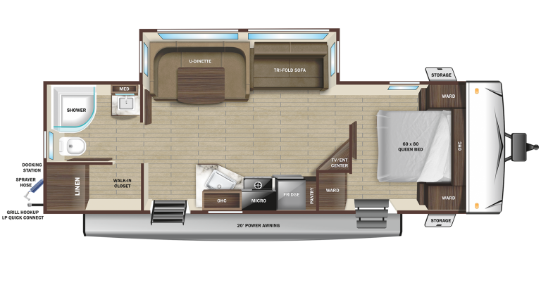 2025 Starcraft Super Lite 252RB Floorplan