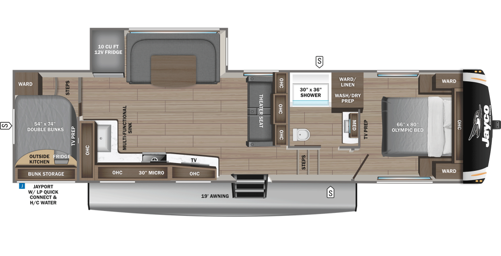 2026 Jayco Eagle HT FW 29DDB Floorplan