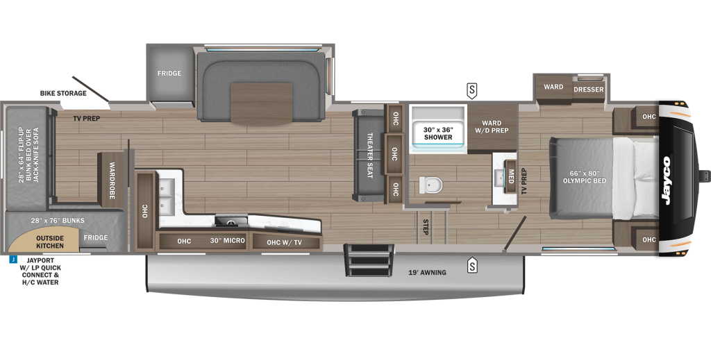 2026 Jayco Eagle HT FW 31QCD Floorplan