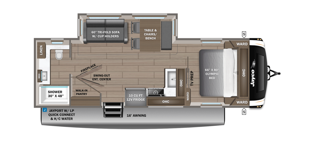 2026 Jayco Eagle HT TT 275RBCS Floorplan