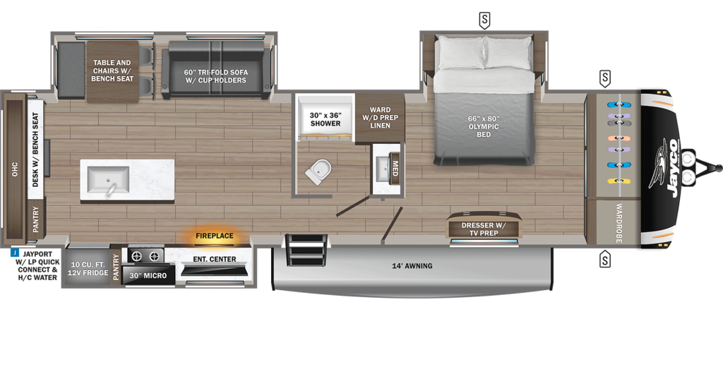 2026 Jayco Eagle HT TT 320MKTS Floorplan