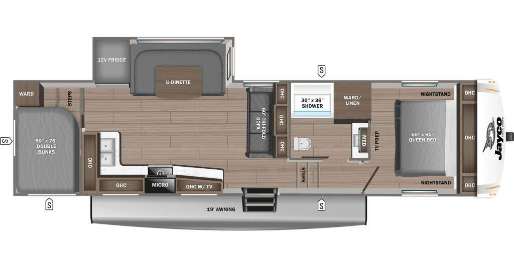 2026 Jayco Eagle SLE FW 28BHU Floorplan
