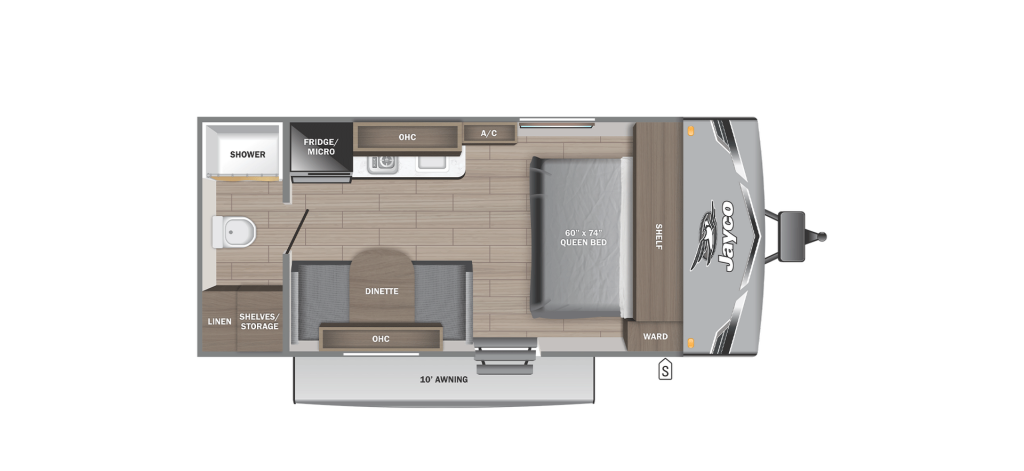 2026 Jayco Jay Flight SLX 170FQ - Sport Edition Floorplan