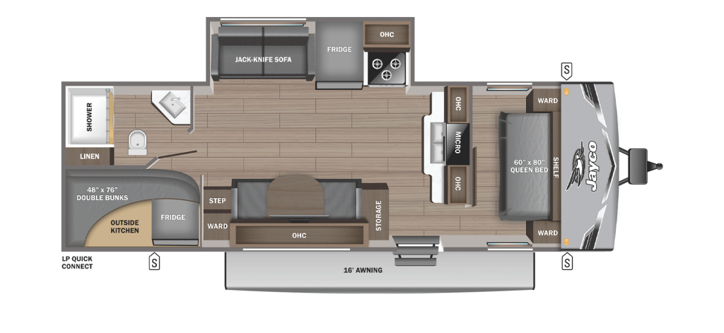 2026 Jayco Jay Flight SLX 265BHS Floorplan