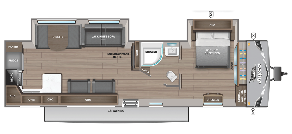 2026 Jayco Jay Flight SLX 290RKS Floorplan