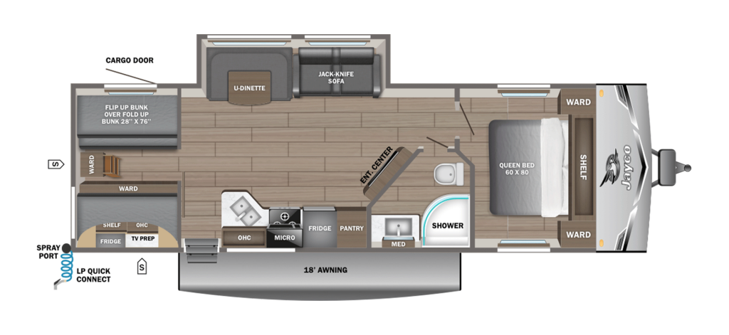 2026 Jayco Jay Flight SLX 295TBS Floorplan