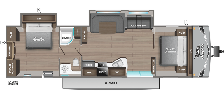 2026 Jayco Jay Flight SLX 380DQS Floorplan