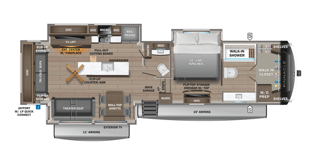 2026 Jayco Pinnacle 36FBTS Floorplan