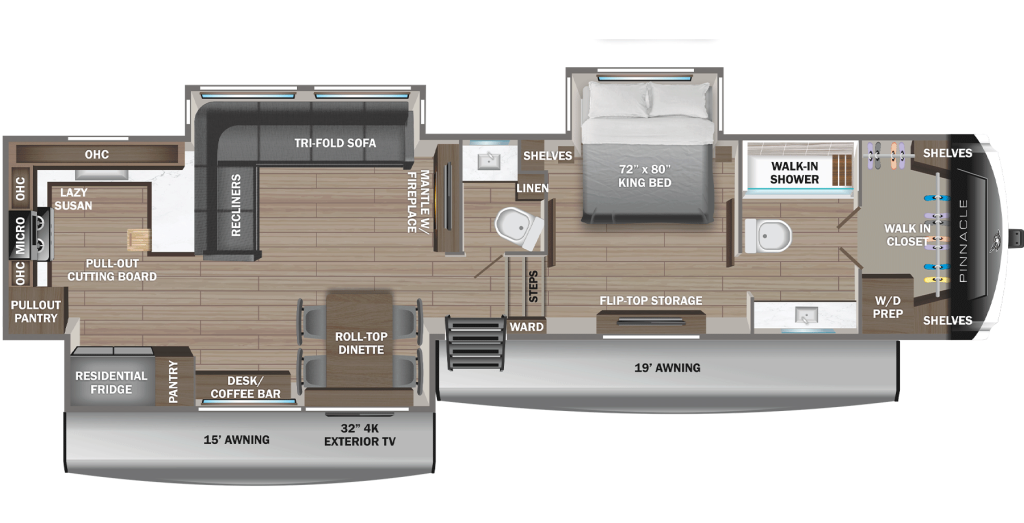 2026 Jayco Pinnacle 38FBRK Floorplan