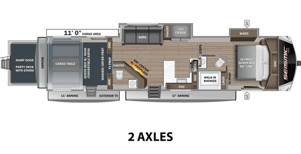 2026 Jayco Seismic 359 Floorplan