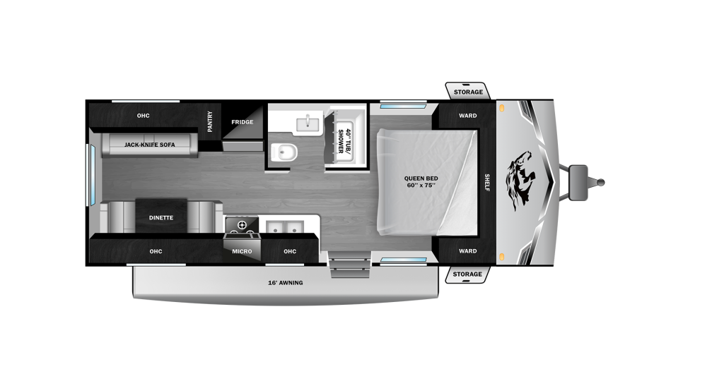 2026 Open Range Colt 21QB Floorplan