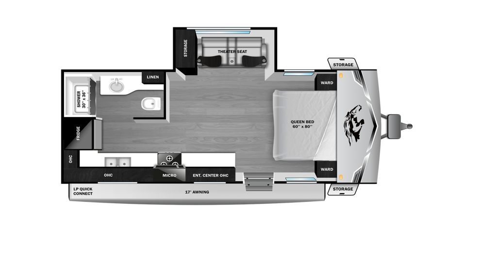 2026 Open Range Colt 21RBS Floorplan