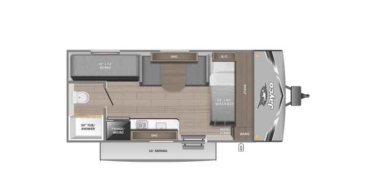 2025 Jayco Jay Flight SLX 170BH Floorplan