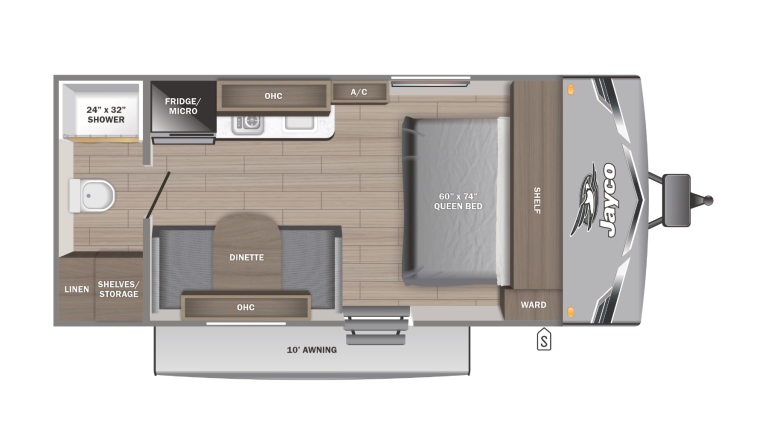 2025 Jayco Jay Flight SLX 170FQ Floorplan