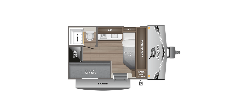 2026 Jayco Jay Flight SLX 130BH Floorplan