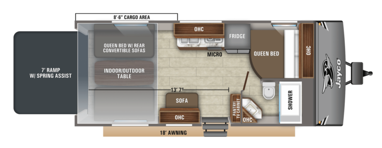 2020 Jayco Octane Super Lite Floorplan