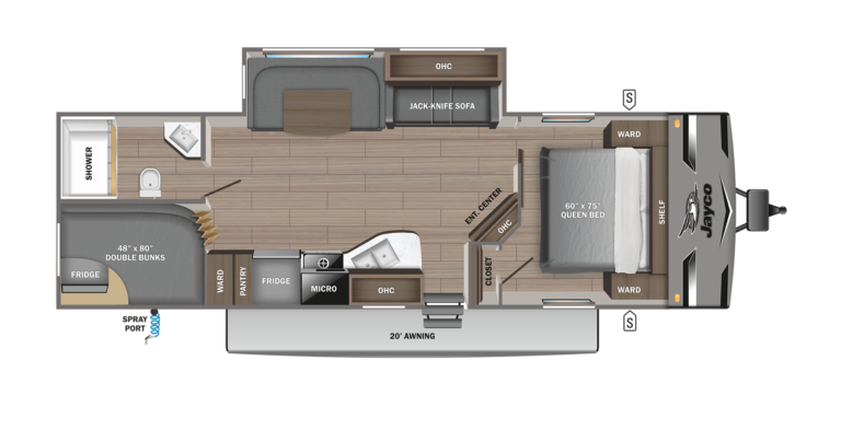 2023 Jayco Jay Flight 295BHS Floorplan