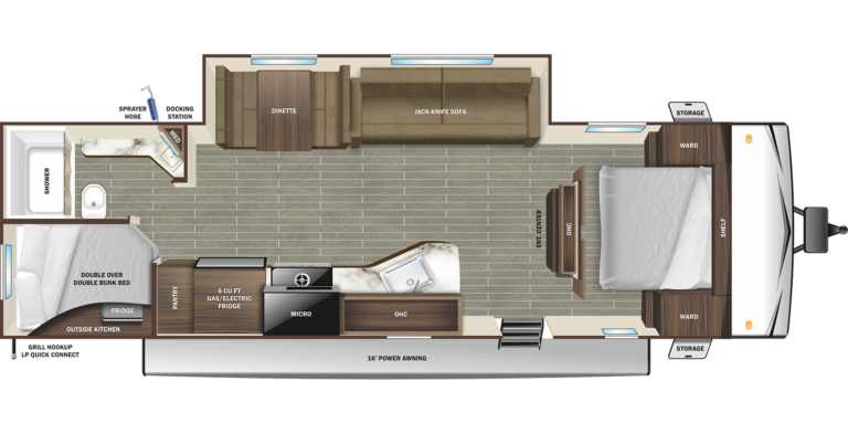 2023 Starcraft Autumn Ridge 26BHS Floorplan