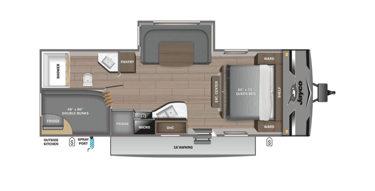 2023 Jayco Jay Flight 242BHS Floorplan